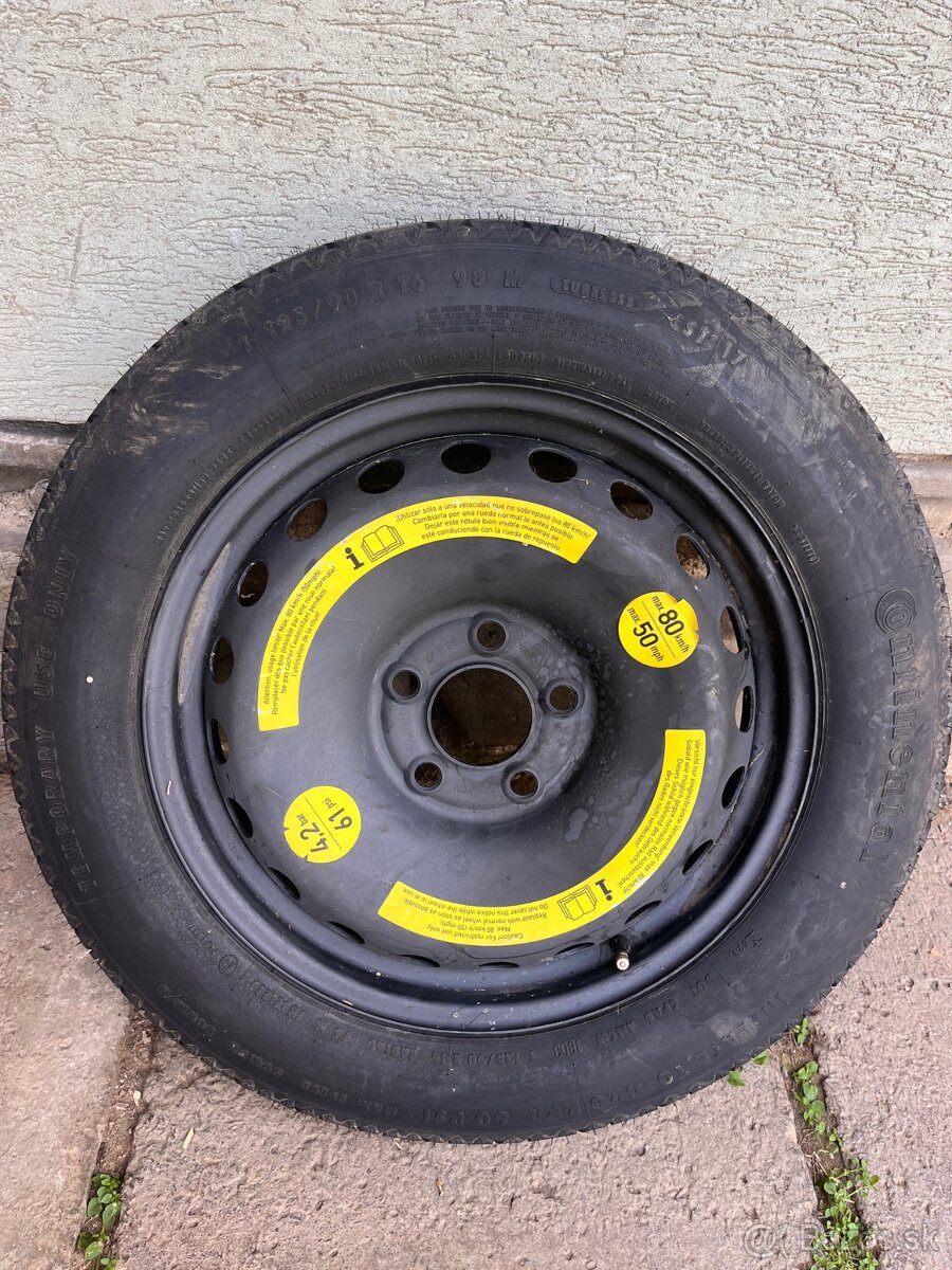 rezerva ako nová 125/90 R16