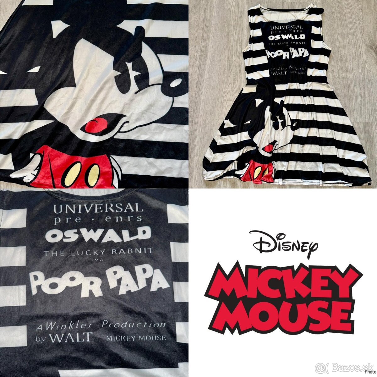 mickey mouse by disney damske stylove letne saty