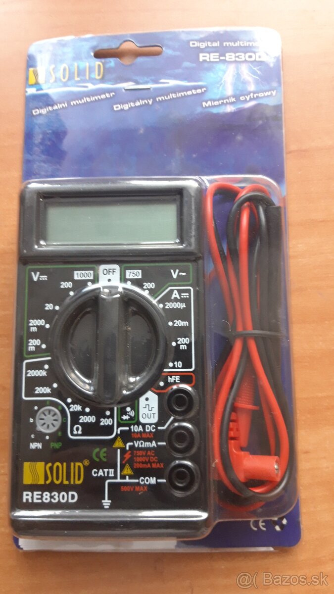 Digitálny multimeter RE830D