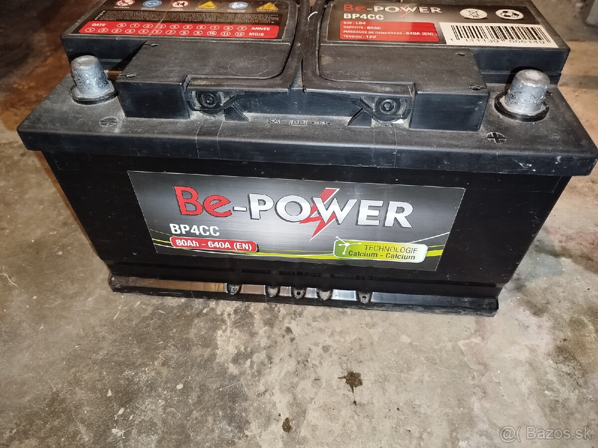 Autobatéria Be-Power BP4CC 12V, 80Ah, 640A