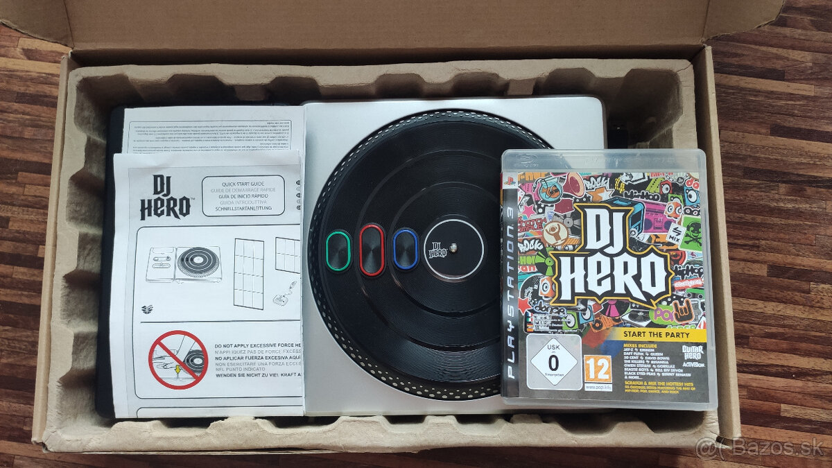 PS3 DJ Hero Mix pult + hra