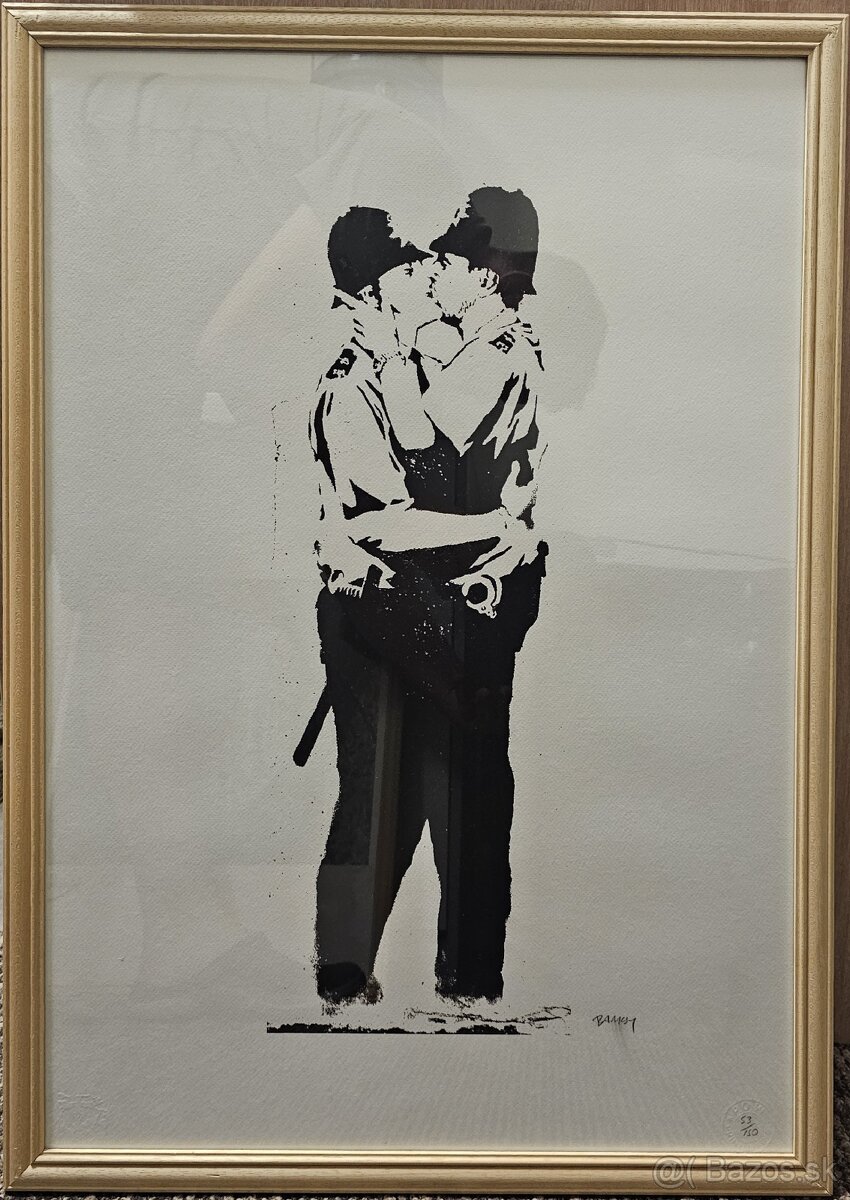 Banksy Litografia limit.edicie 150ks