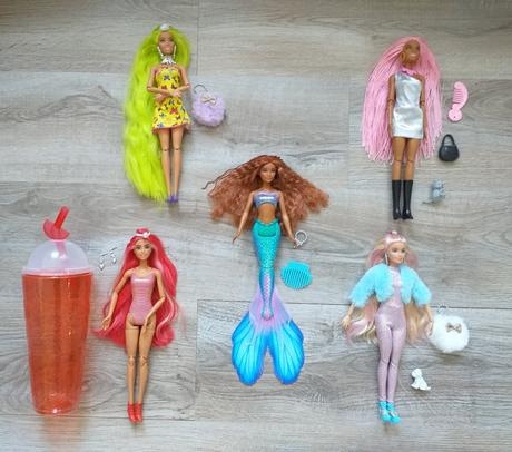 Nová bábika Barbie Extra, Pop Reveal, Ariel morská panna