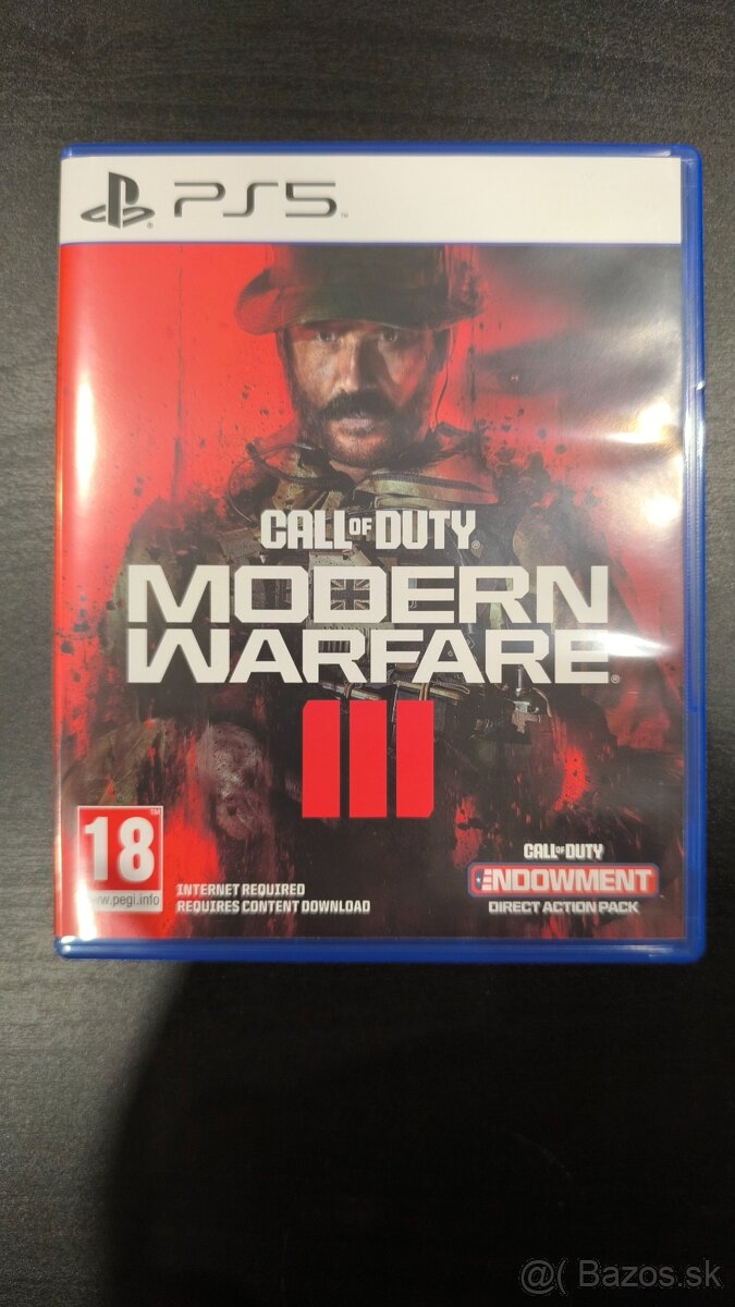 Call of dutty Modern warfare3 na PS5(rezervovane)