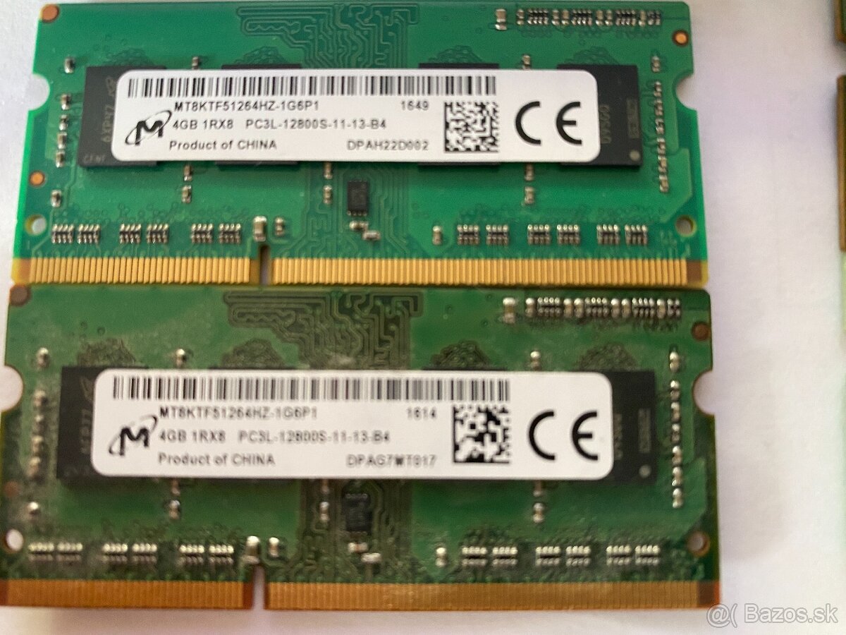 2x4GB DDR3L Sodimm Micron