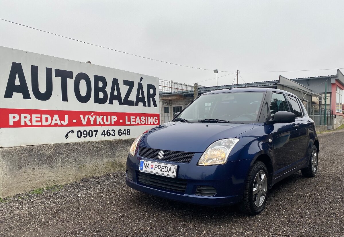 Suzuki Swift 1.3i 67,5kw Benzín, Rok výroby 2006, klima