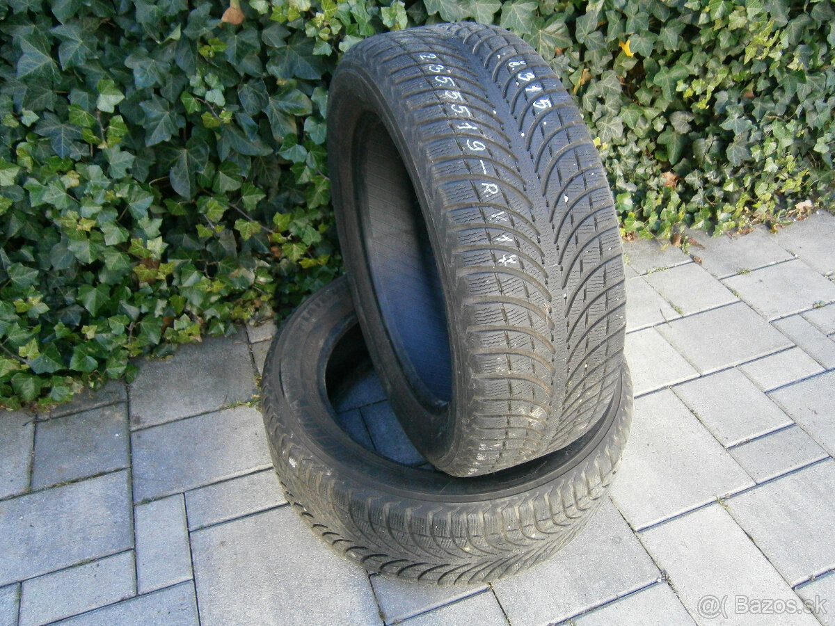 Predám 2x zimné pneu Michelin 235/55 R19 105VXL