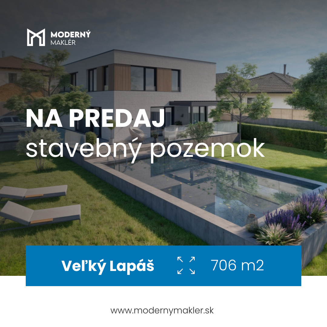 NA PREDAJ STAVEBNÝ POZEMOK VO VYHĽADÁVANEJ ČASTI NITRY