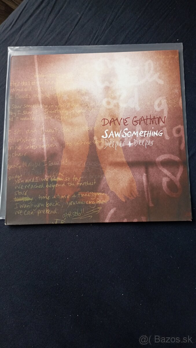 Dave Gahan - Saw something, depper lp