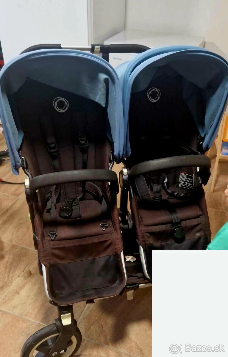 Bugaboo Donkey twin/surodenecký+komplet príslušenstvo