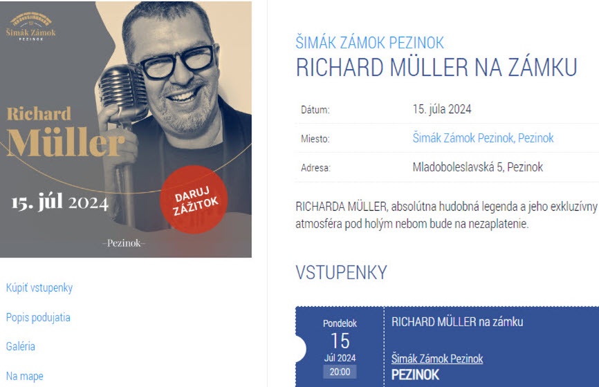 Richard Muller 15.7.2024 Pezinok