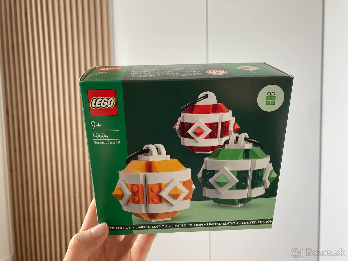 NEROZBALENÉ LEGO 40604 Sada vianočných ozdôb