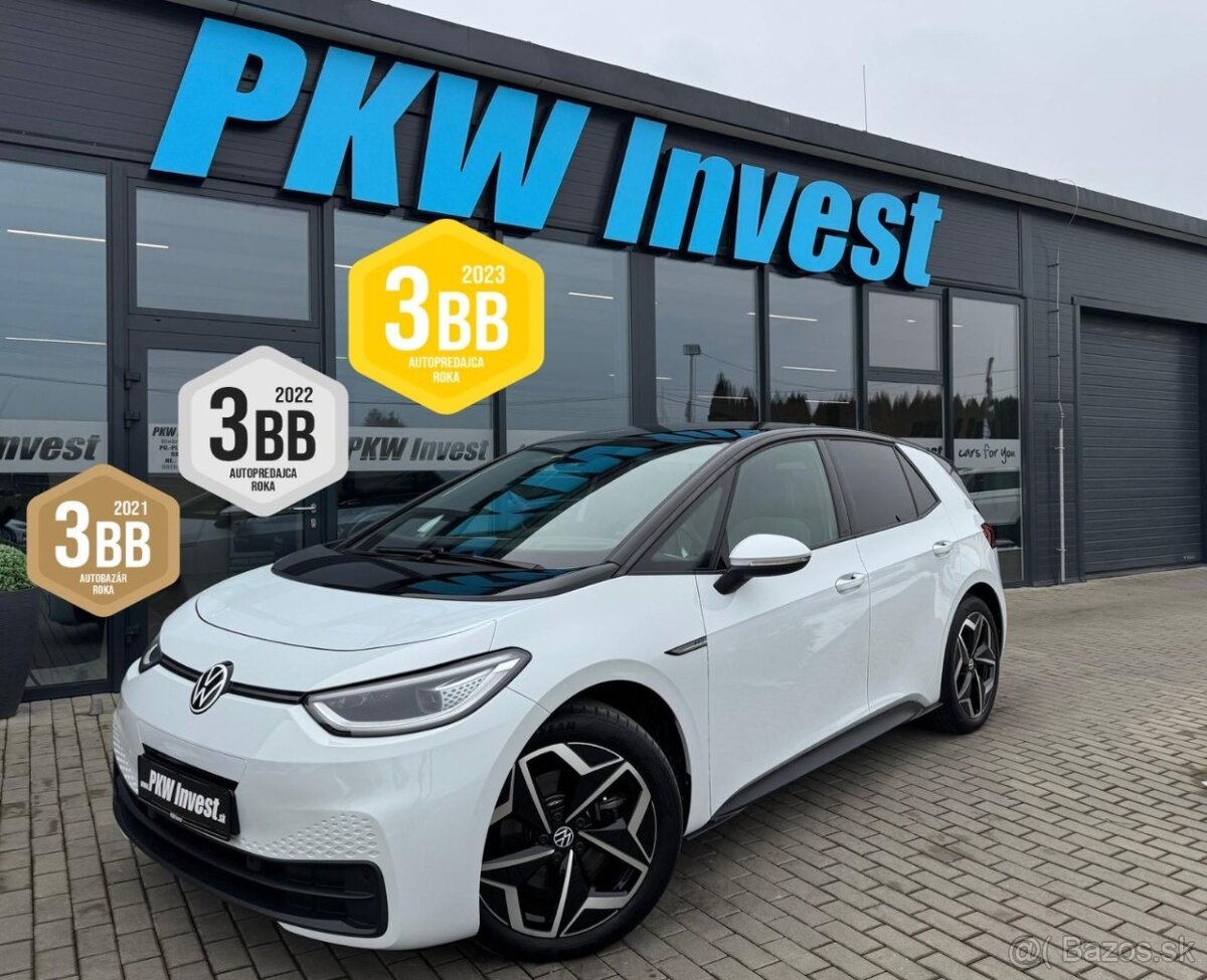 Volkswagen ID.3 PRO Performance 58kwh Tepelné čerpadlo