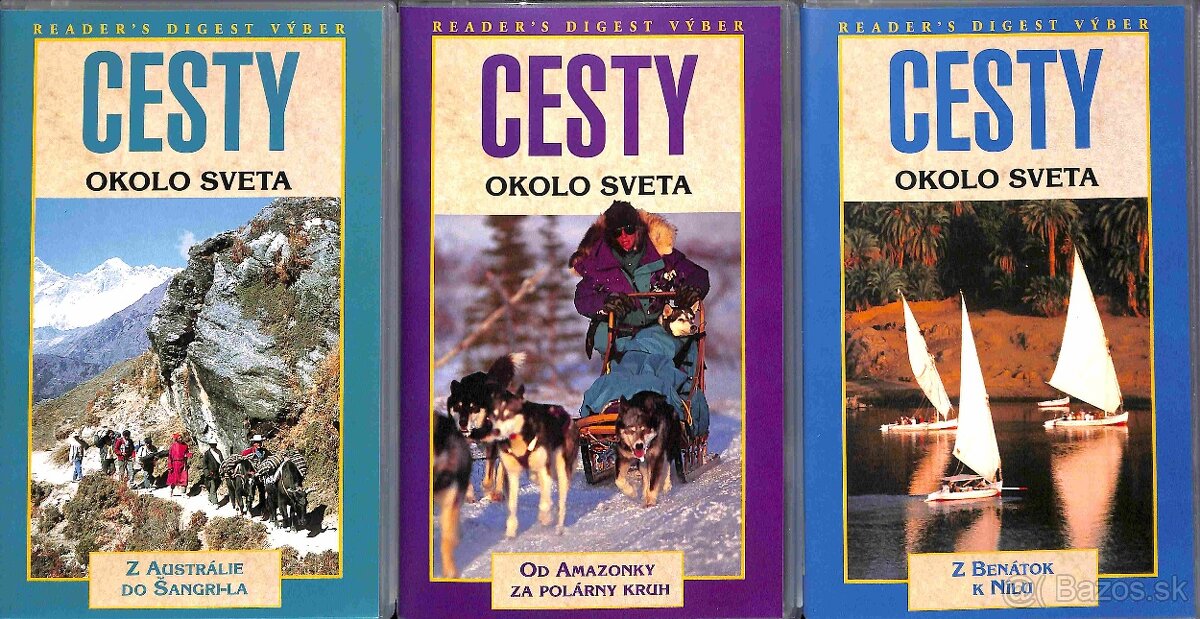 3 VHS - Cesty okolo sveta