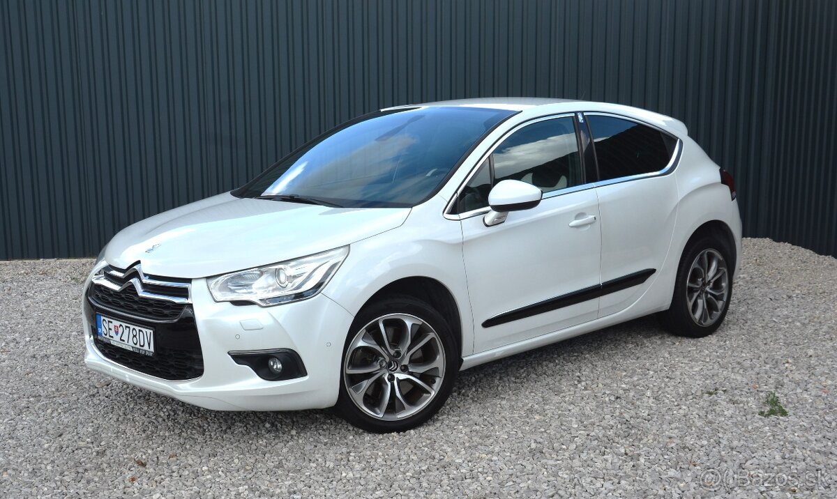 Citroen DS4 1.6 benzín, SR pôvod, masáž