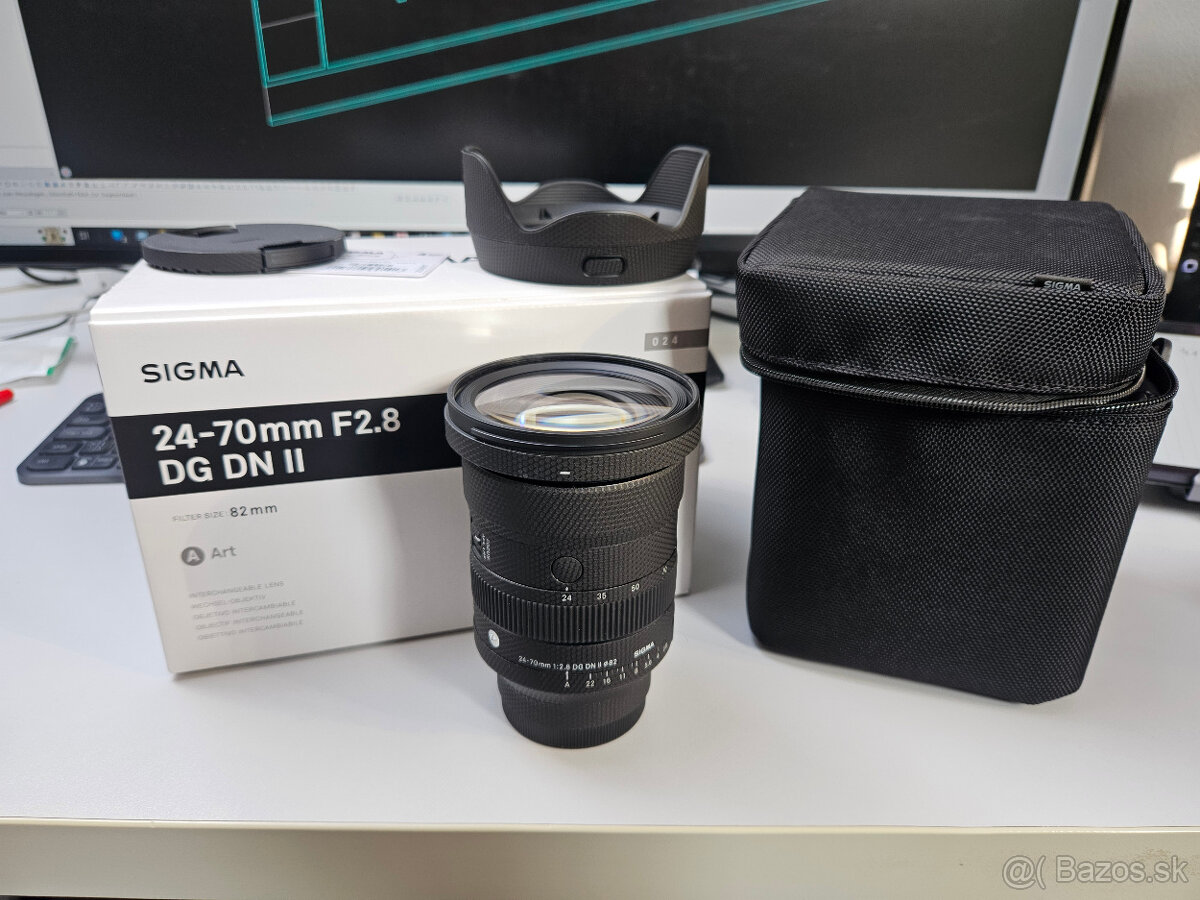 SIGMA 24-70mm 2.8 DG DN II - Sony E-mount - ako nový