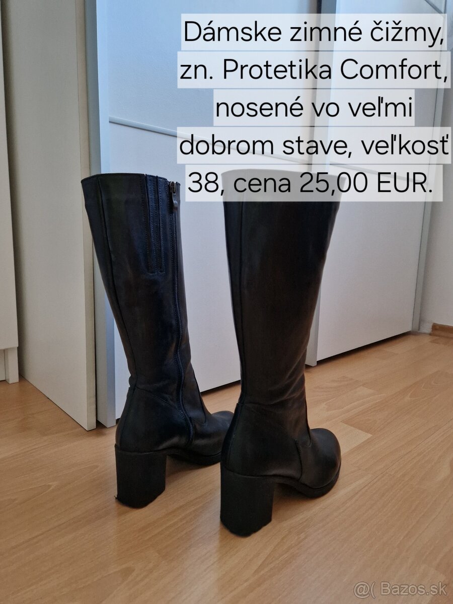 Dámske vysoké zimné čižmy