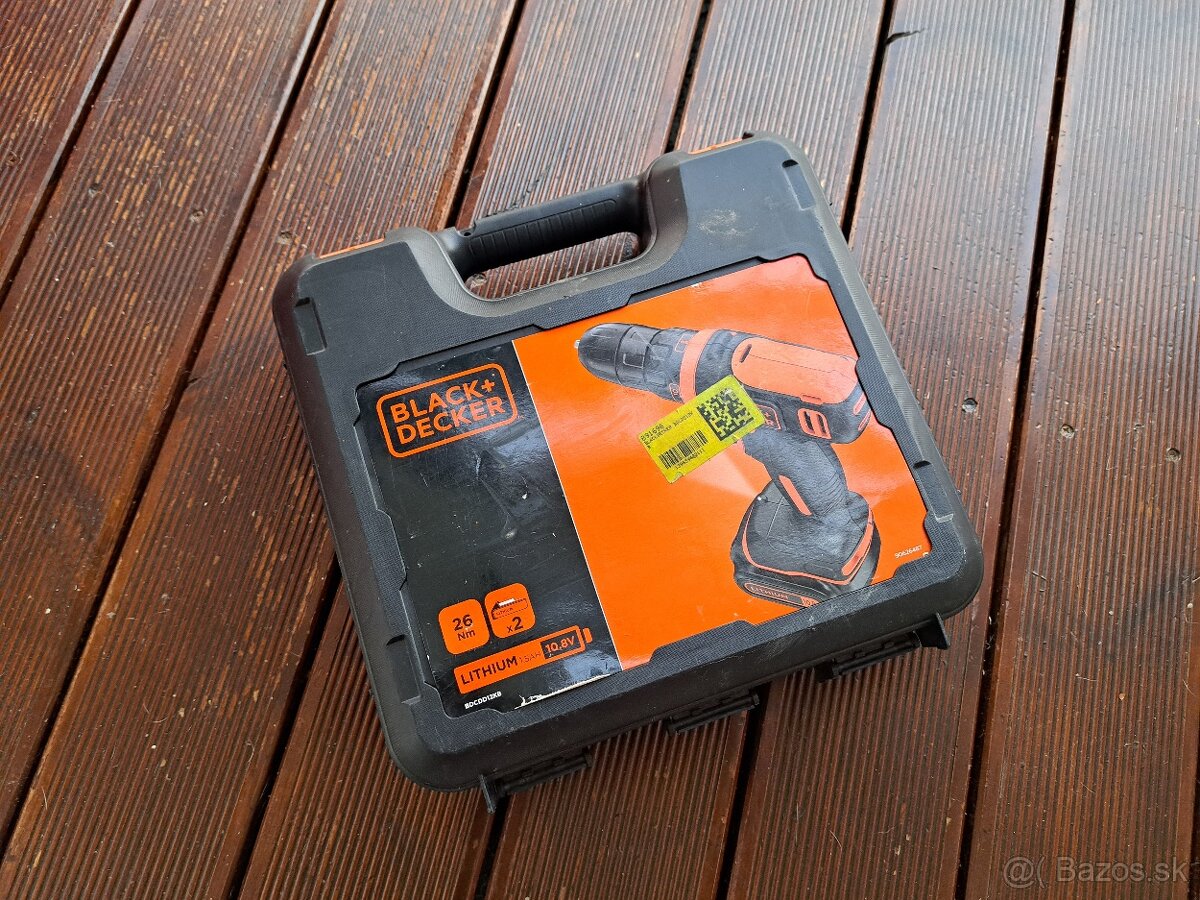 Black and Decker aku vŕtačka