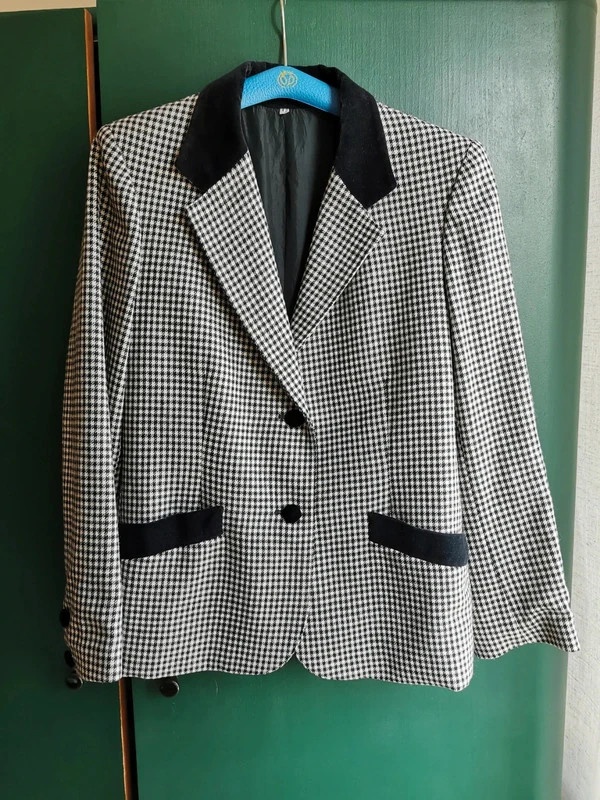 Vlnené sako vintage S M wool blazer