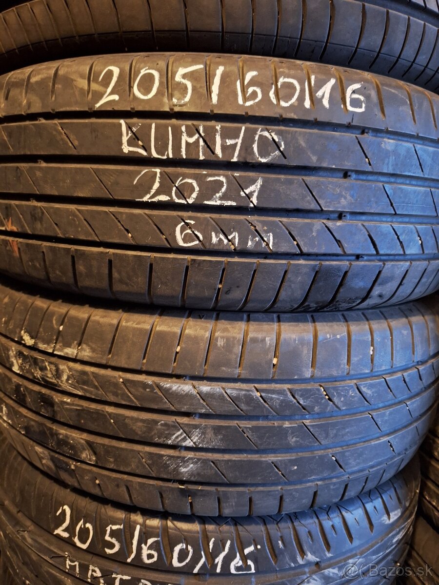 205/60/R16 2ks letné Kumho