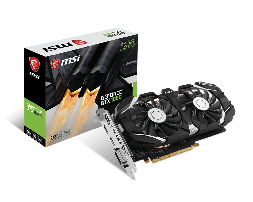 MSI GeForce GTX 1060 3GT OC