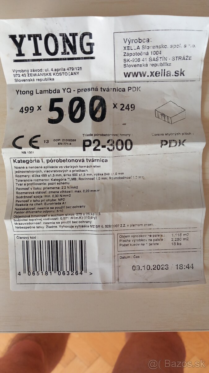 Predám Ytong Lambda YQ 500