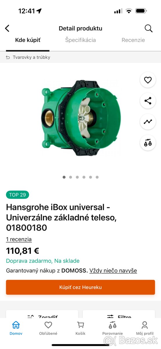 Hansgrohe iBox universal - Univerzálne základné teleso,