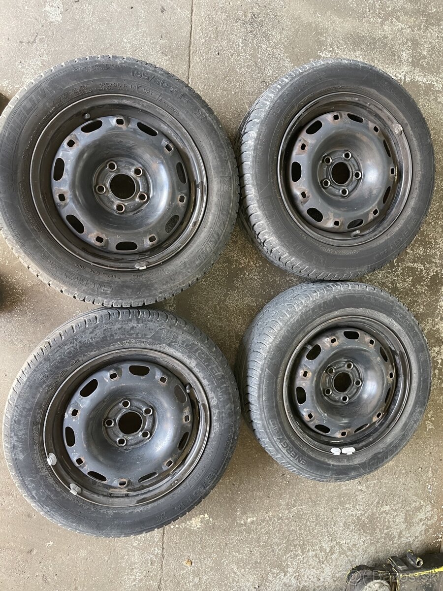 Plechové disky 5x100 R14 aj s pneu 185/60 R14