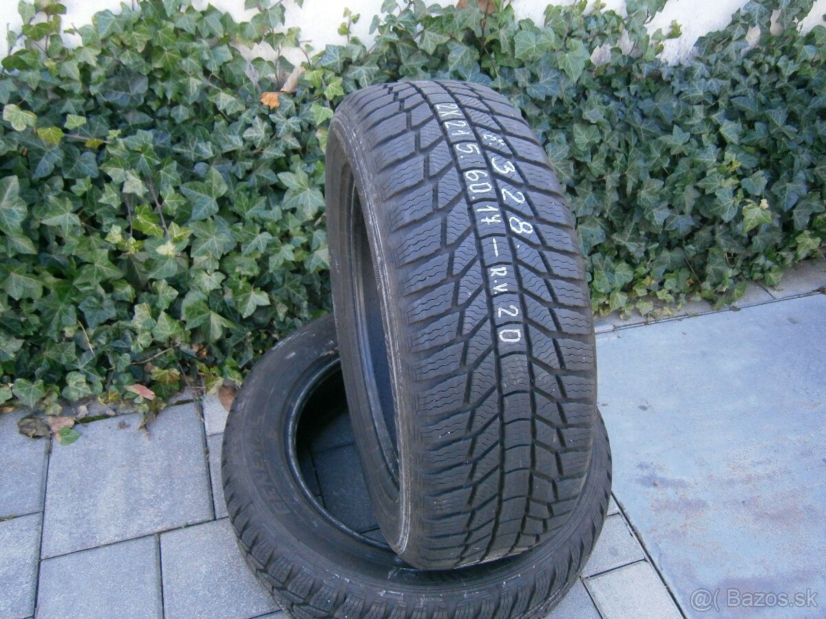 Predám 2x zimné pneu General 215/60 R17 96HXL