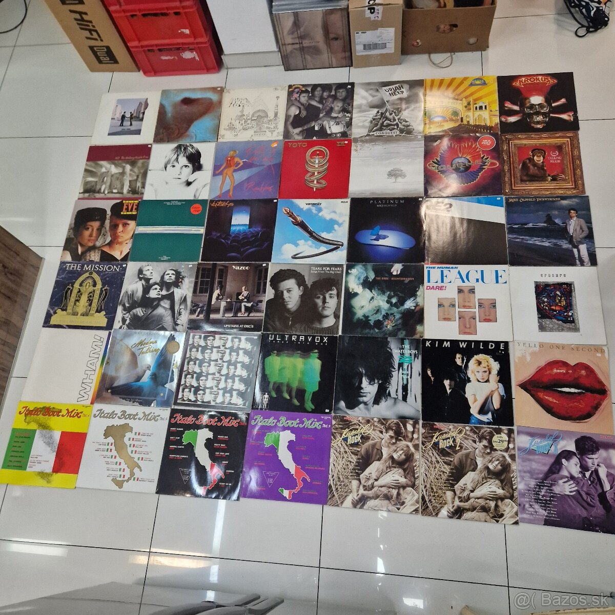 LP-čky...PINK FLOYD,ROSE TATTOO,URIAH HEEP,WISHBONE ASH....