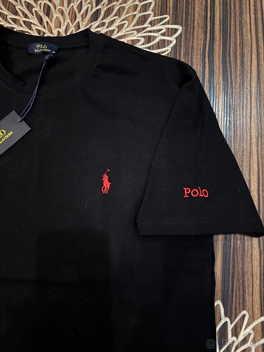 Polo Ralph Lauren tričko čierne