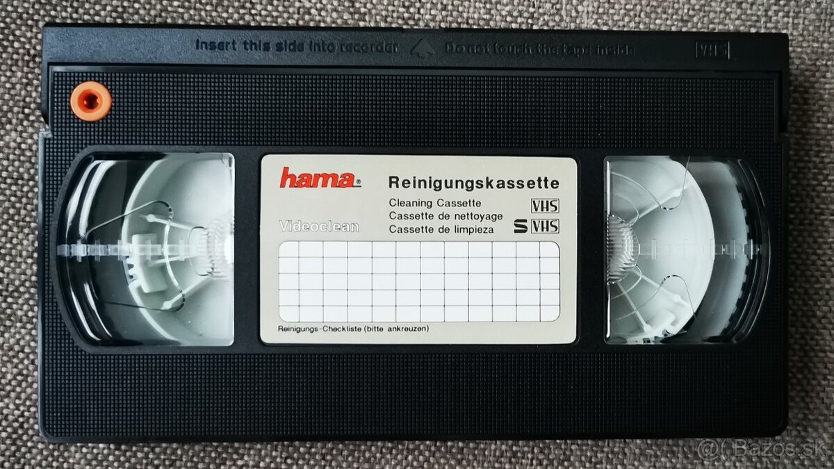 VHS čistiaca kazeta