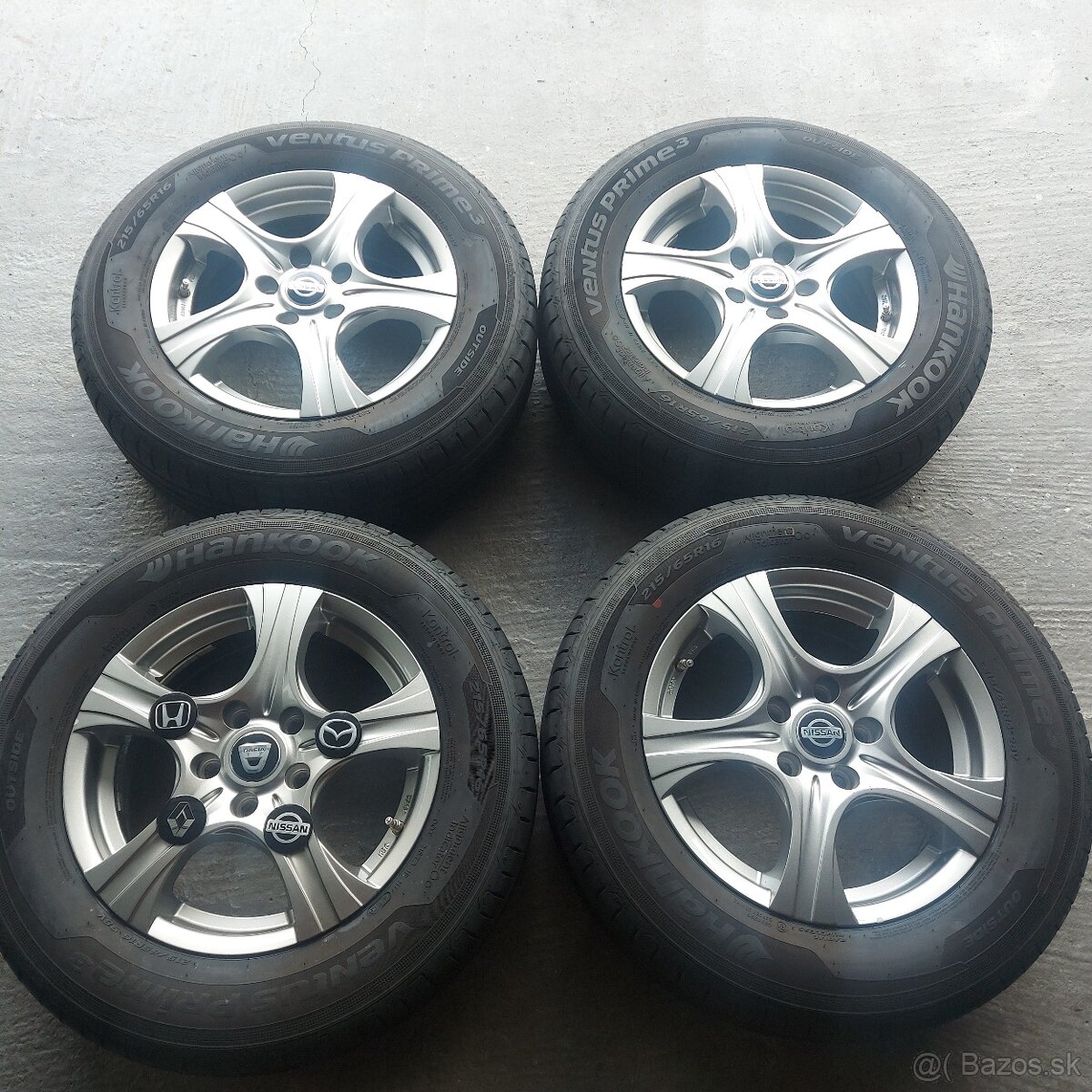 16"Elektróny DBV Germany 5x114,3 Nissan Dacia Honda Renault