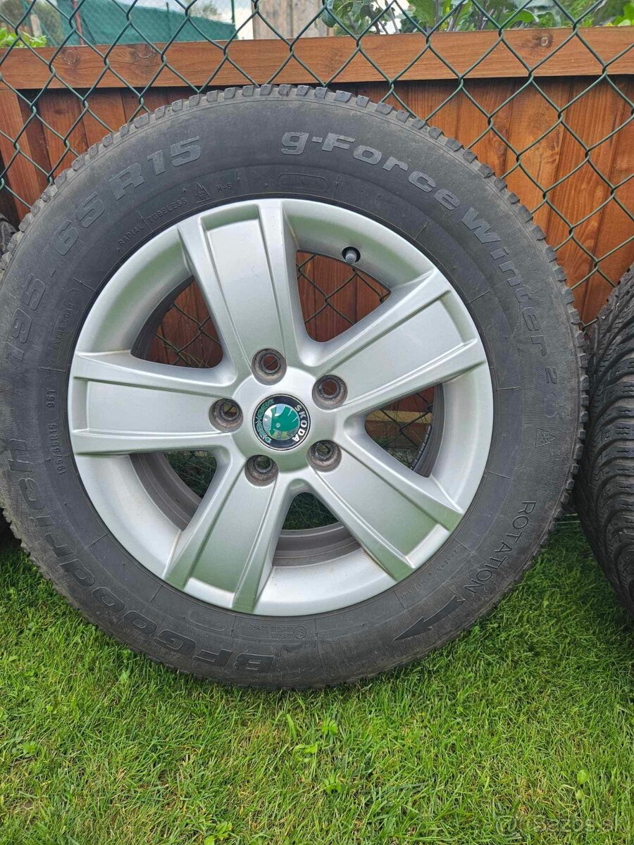 PREDAM ORIGINAL ELEKTRONY SKODA PYXIS 5x112 r15, zimna sada