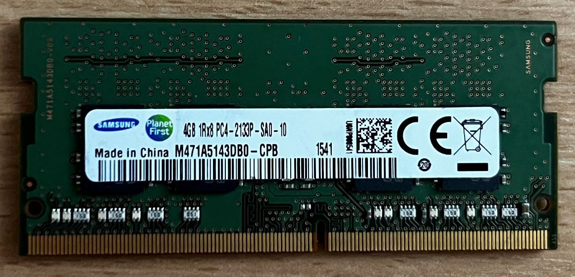 4GB DDR4 2133MHz SODIMM pre notebooky