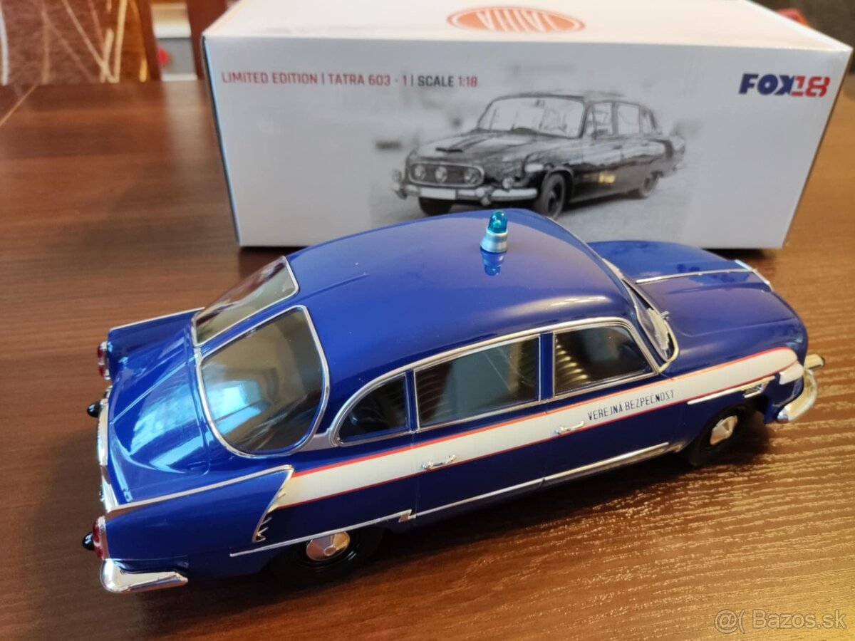 Tatra 603/1 Veřejná Bezpečnost 1960-67 1:18