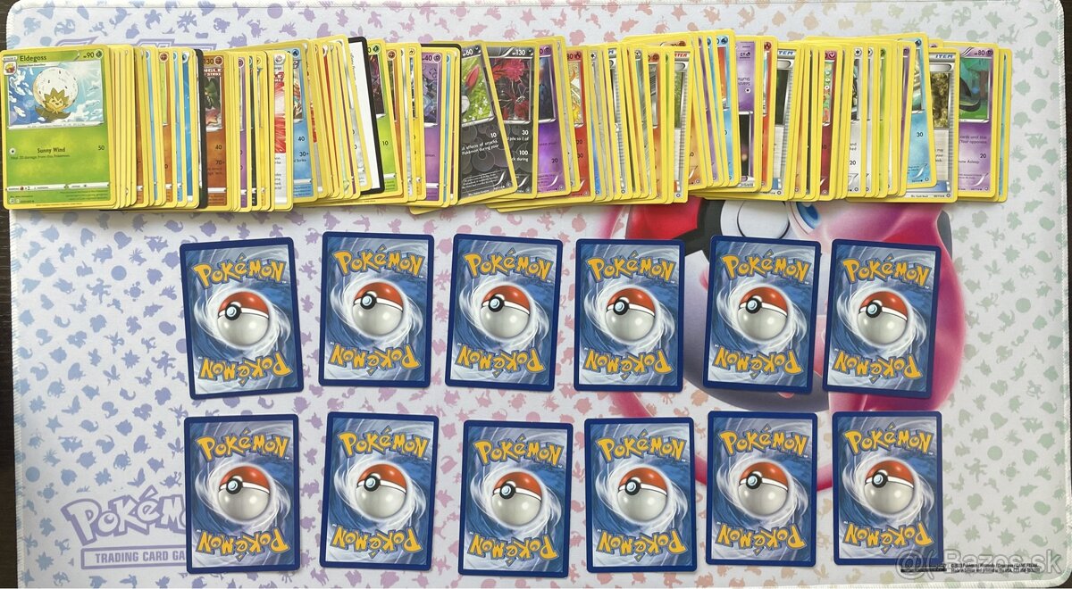 Pokemon karty bežné, pravé - po 100 ks