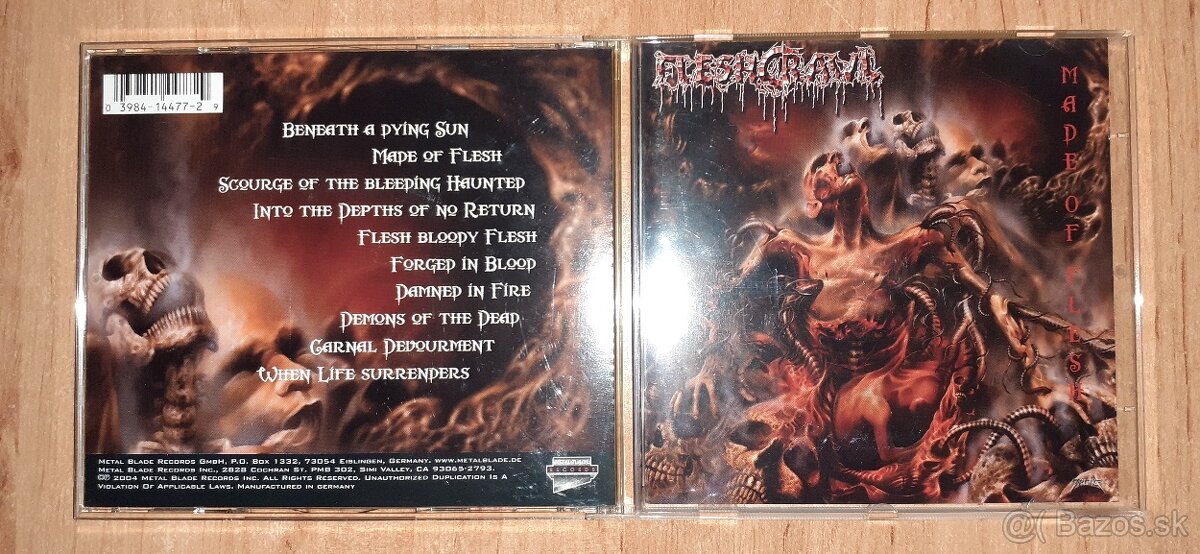 metal CD - FLESHCRAWL - Made of Flesh