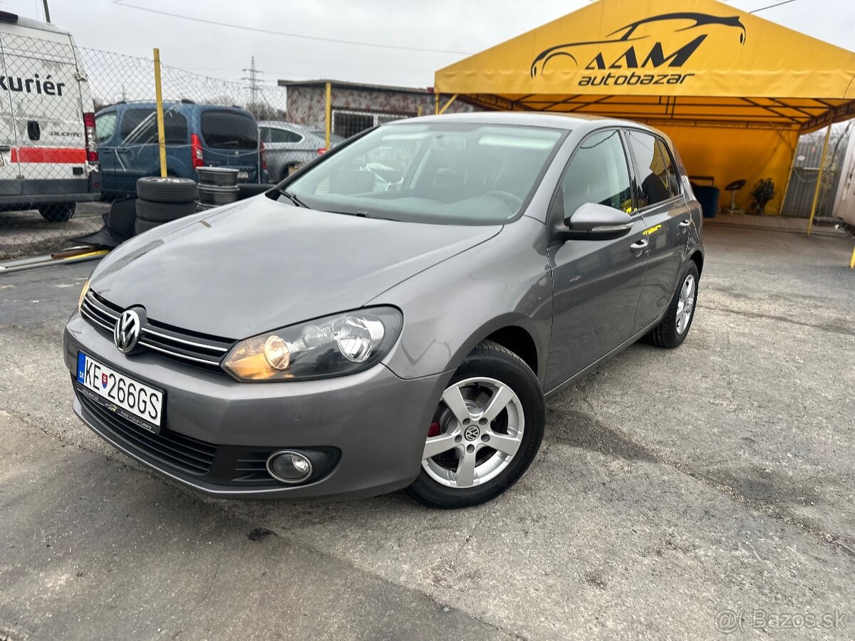 Volkswagen Golf VI 1.4i, 80k, 1.majiteľ, Garážované