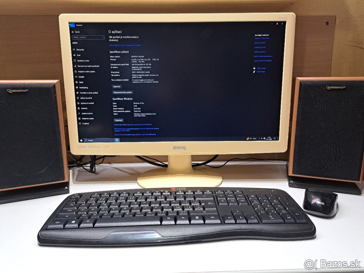 PC Zostava Intel 4GB/Hdd500(22-monitor+repro+kláv+myš+káble)