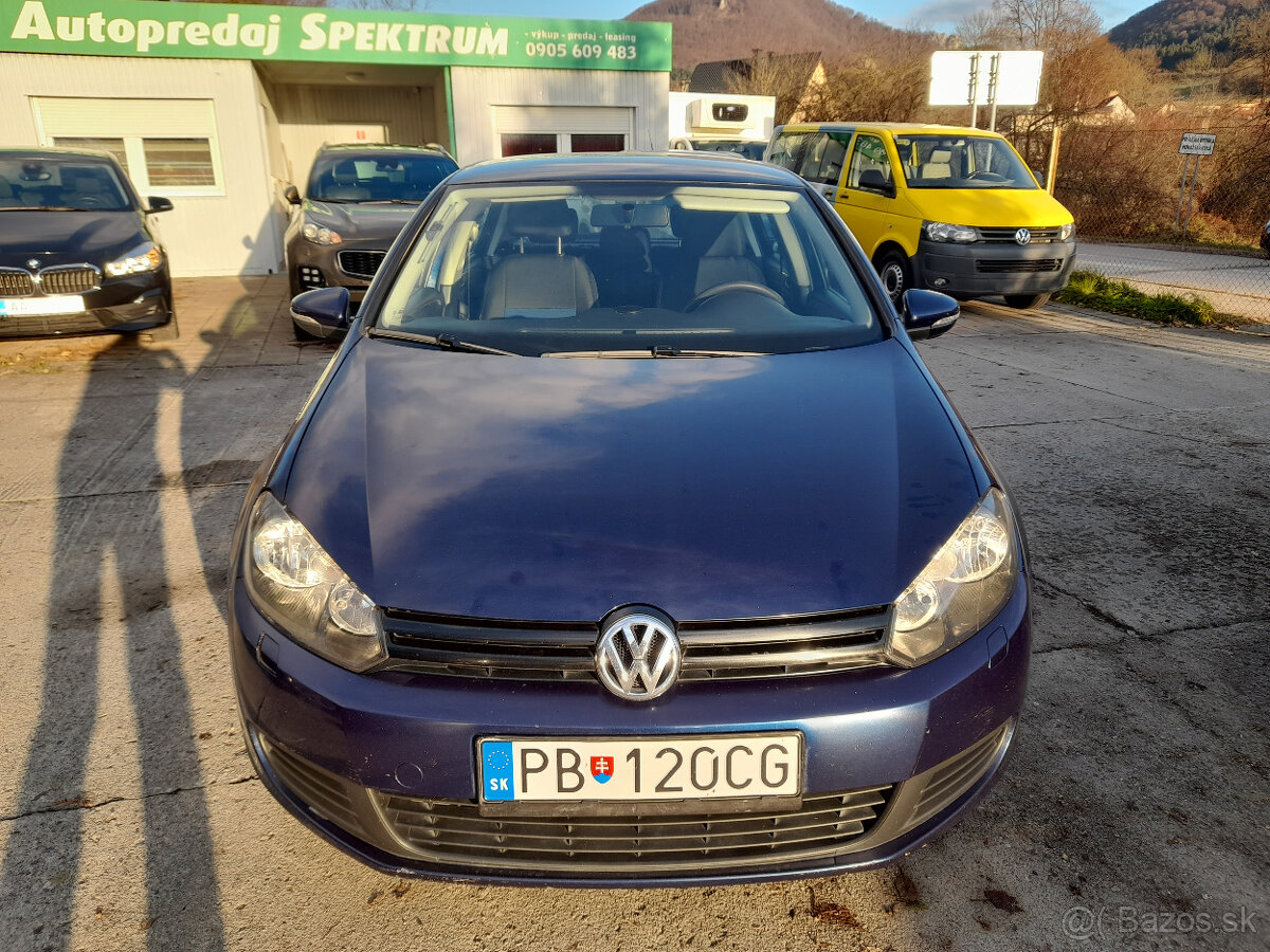 VW GOLF 6 1,2 TSi r.v. 2010