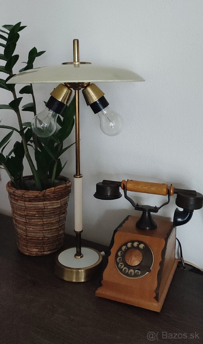 Stolná lampa od Seeger & Co KG Stadtilm cca 60. roky