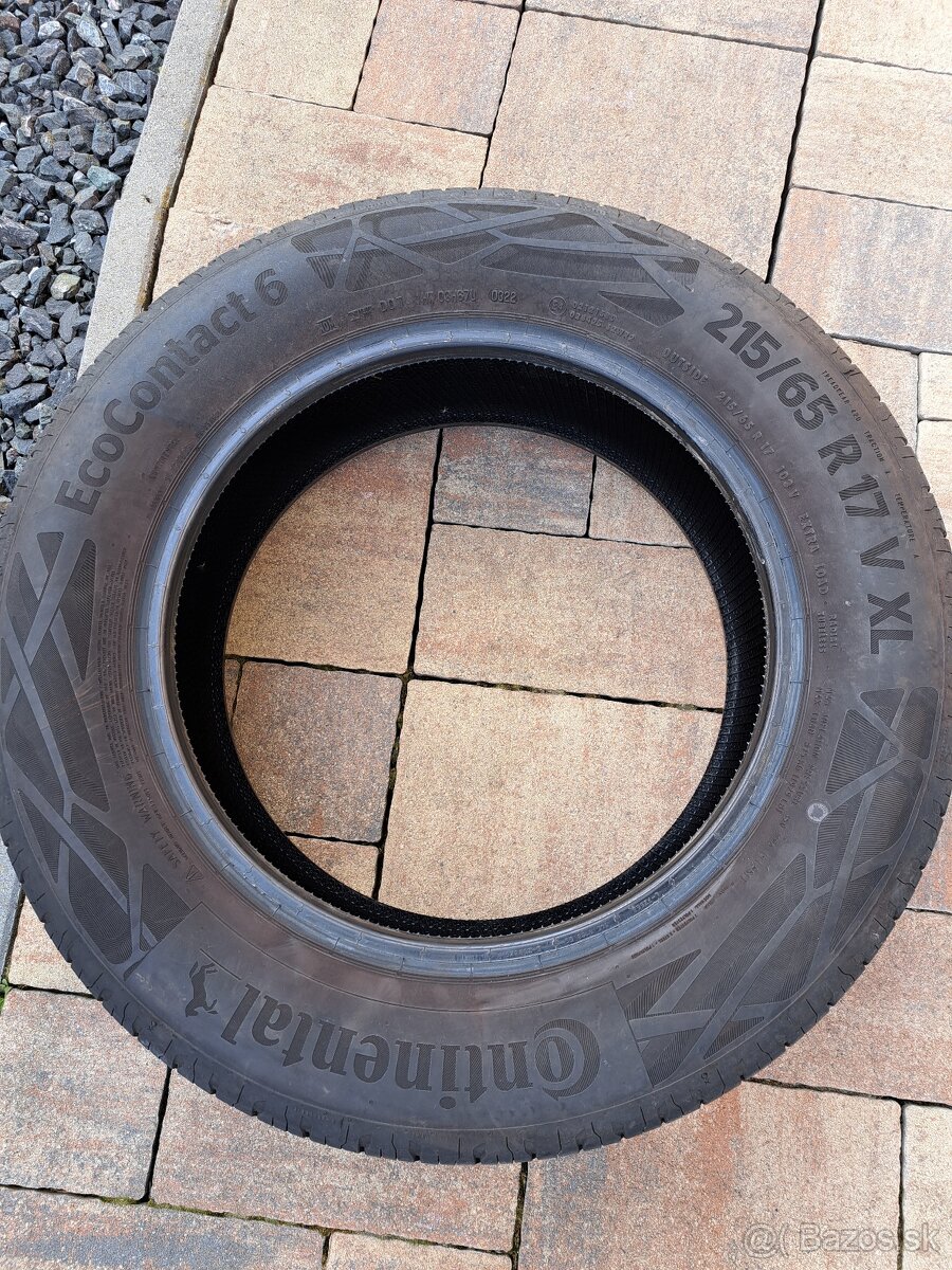 Letné pneumatiky 215/65  R17 V XL 103V