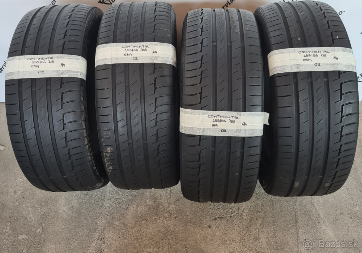 Letné pneumatiky 255/55 R18 CONTINENTAL