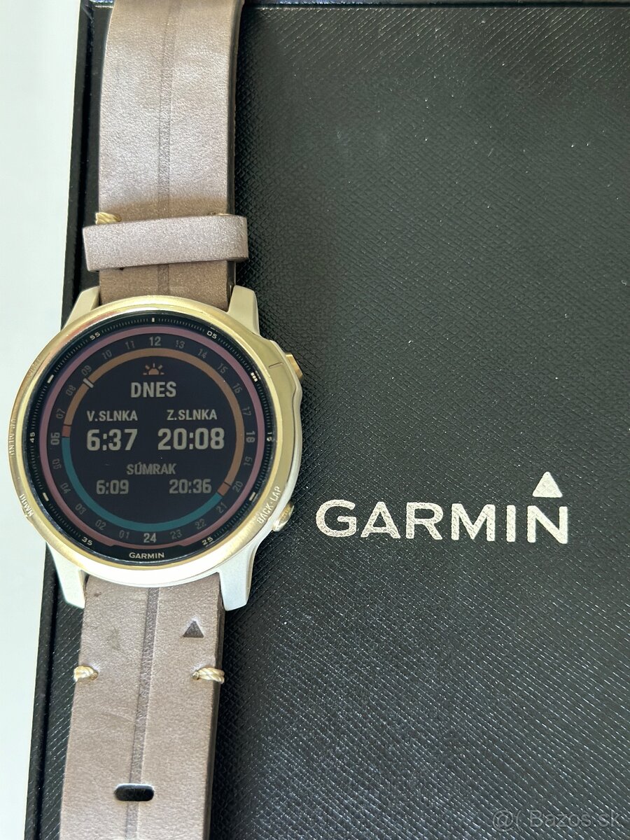 Garmin Fenix 6S Pro Solar zlatá