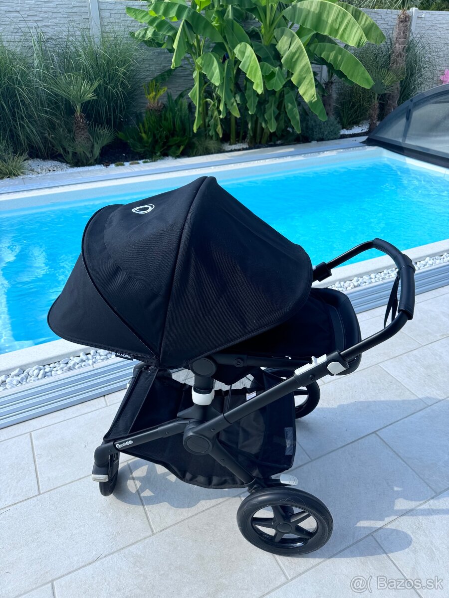 Bugaboo Fox 3 - vanička + športova časť + 2 extra striešky