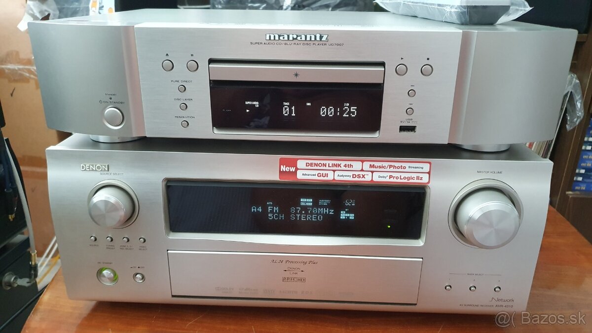 DENON AVR-4310 +Marantz UD 7007