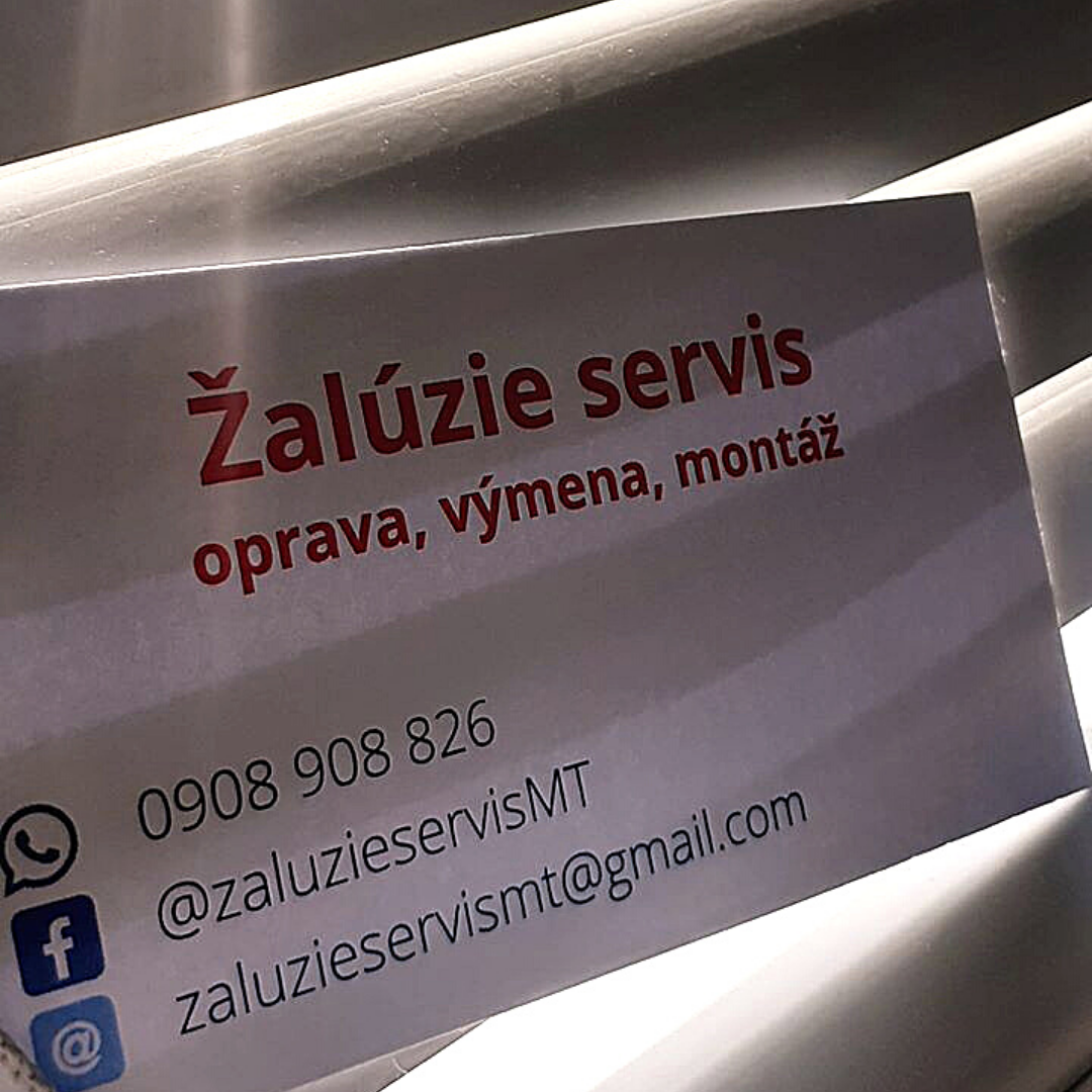 Oprava žalúzií - servis, výmena a montáž v MT,ZA,TR a okolie