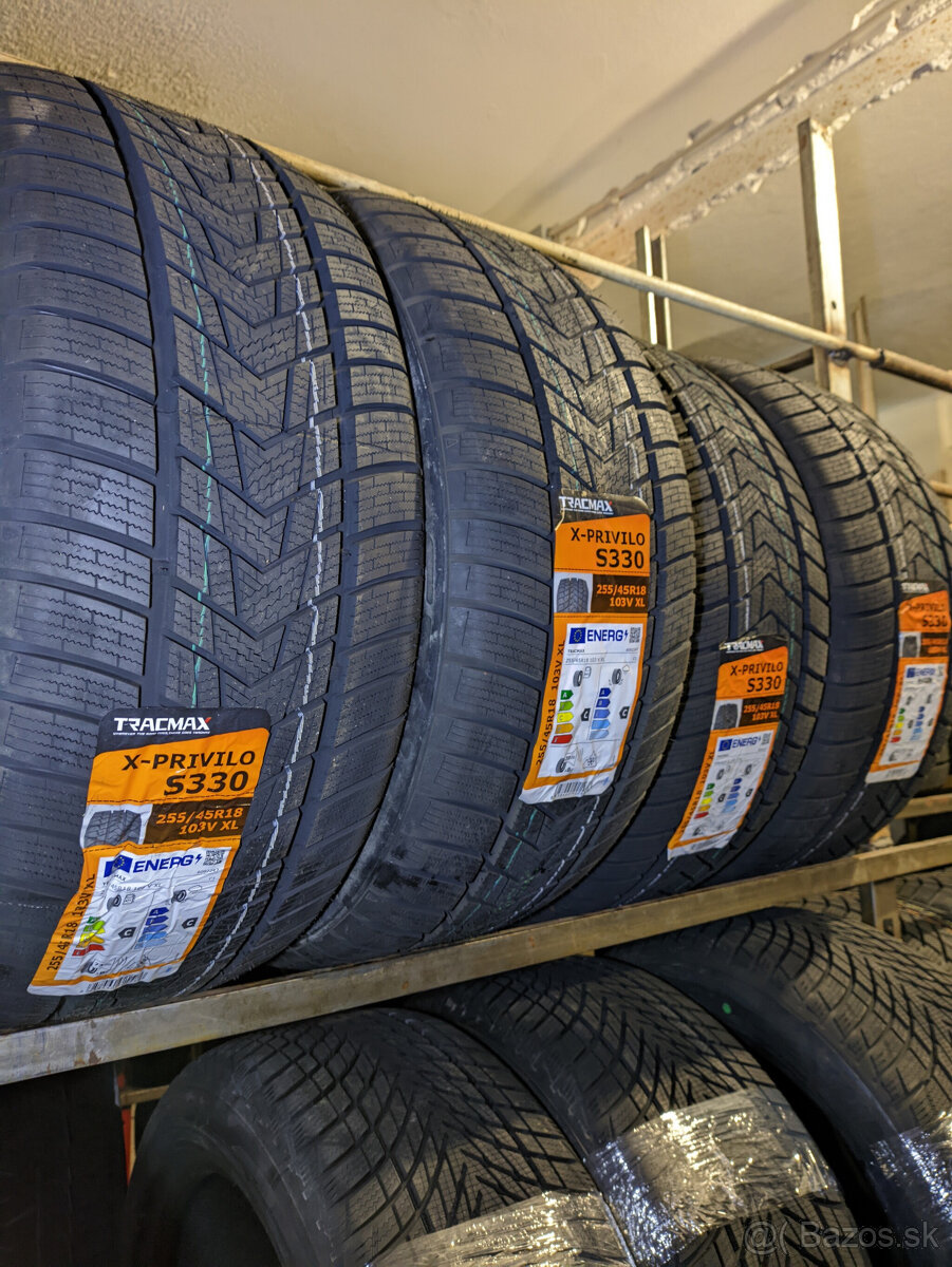 255/45 R18 Tracmax nové zimné pneumatiky