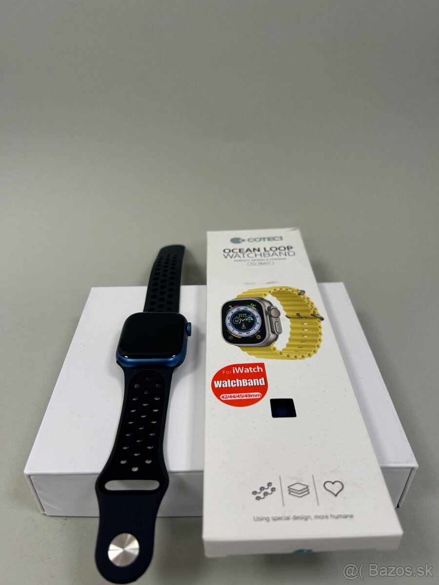 Apple Watch 7.41 mm Blue-Batéria 100%